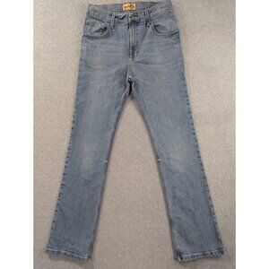 Wrangler Jeans Womens SZ 28 Blue 20X Classic Straight Faded Whiskers
